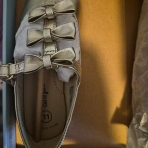 Cat & Jack Metallic Bow Dress Shoes